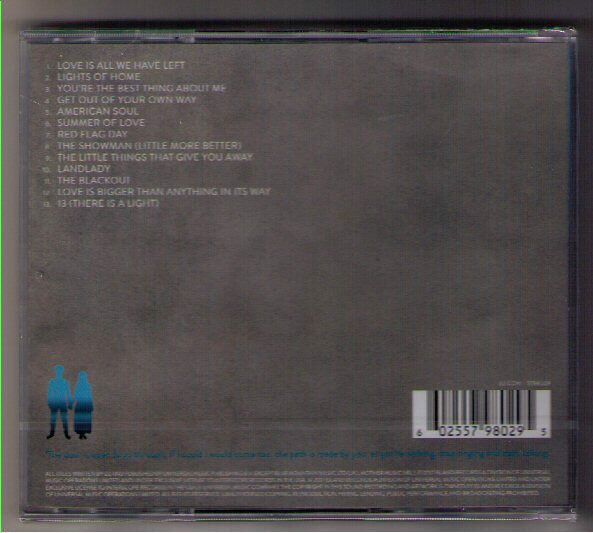 U2 ‎– Songs Of Experience CD