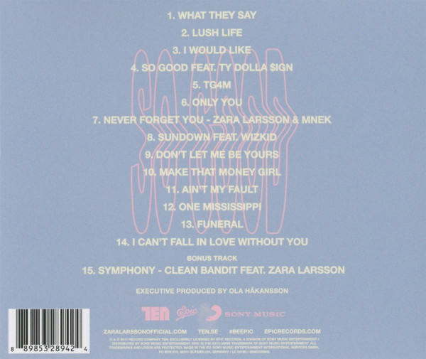 Zara Larsson – So Good CD