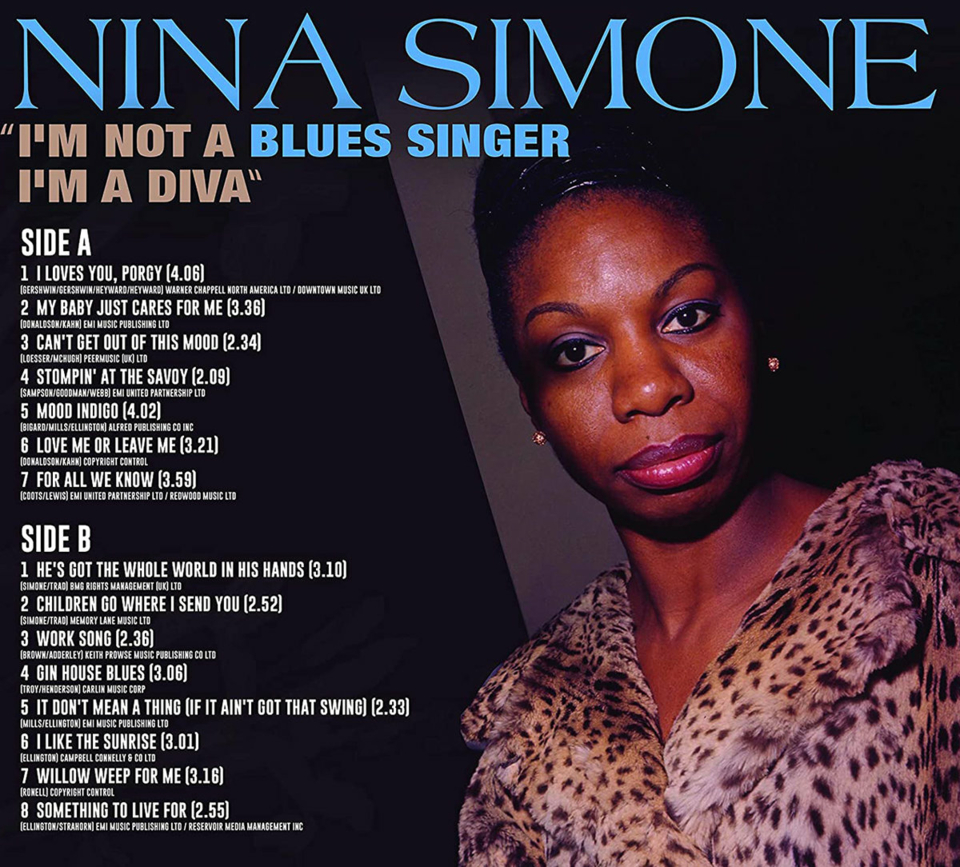 Nina Simone – I'm Not A Blues Singer I'm A Diva 1LP