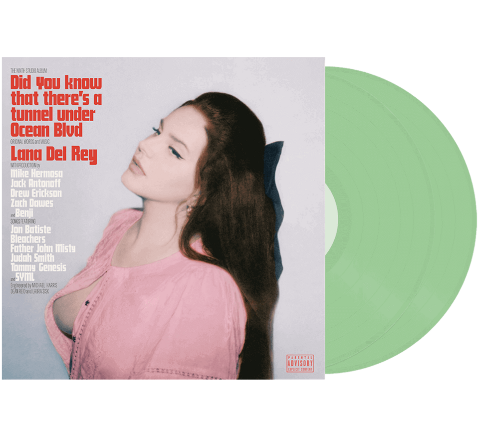 Lana Del Rey - Did You Know That There's A Tunnel Under Ocean Blvd 2LP (Green Colored) - išankstinis užsakymas (Pre-Order)