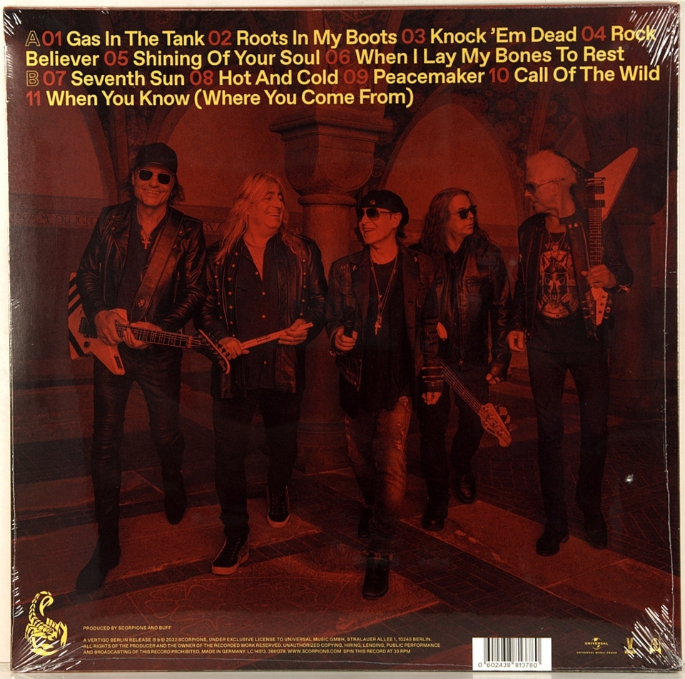 Vinilinė plokštelė - Scorpions - Rock Believer 1LP