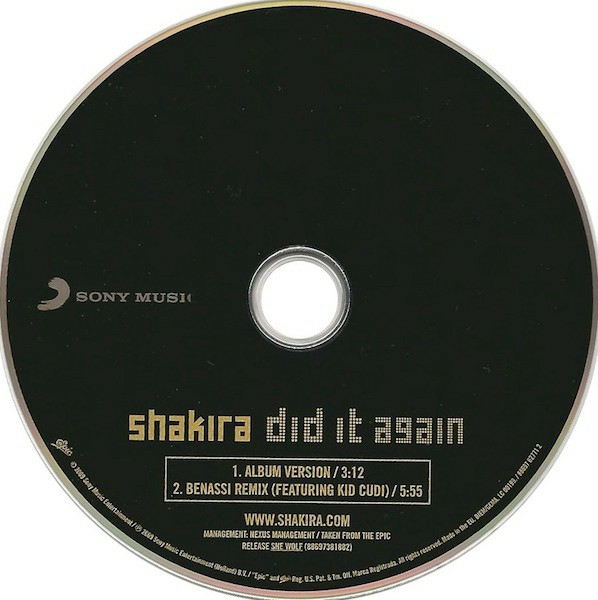 Shakira – Did It Again CD