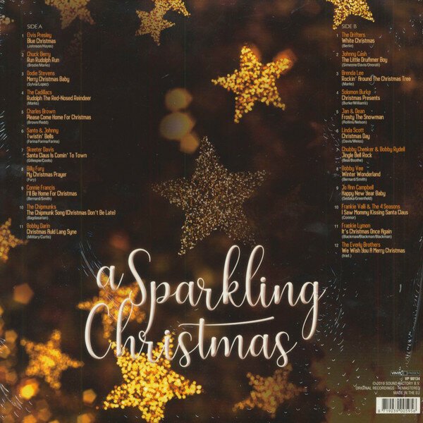 Vinilinė plokštelė - Various – A Sparkling Christmas 1LP (Gold Coloured)