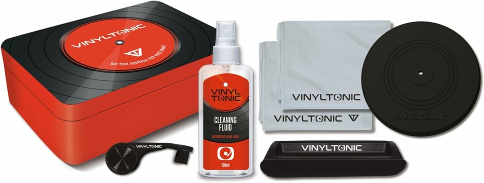 Vinyl Tonic vinilinių plokštelių valymo rinkinys dėžutėje
