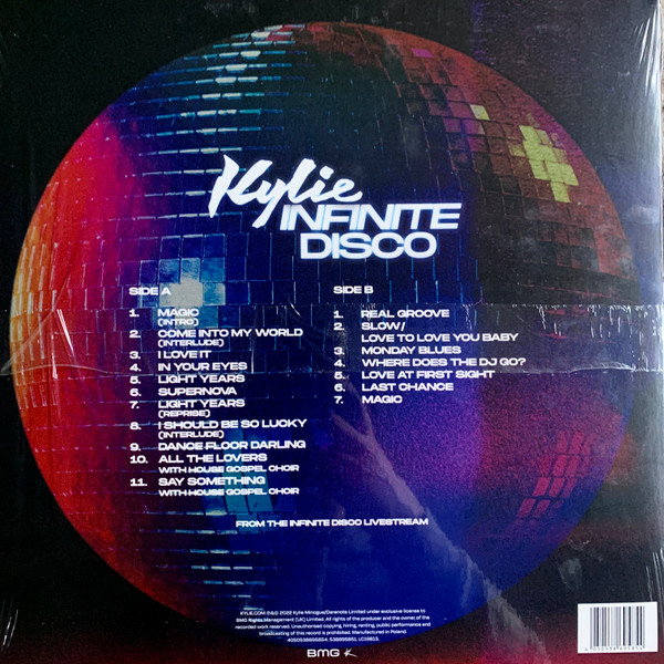 Kylie Minogue – Infinite Disco 1LP (Clear Vinyl)