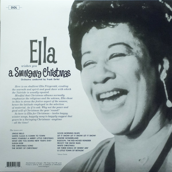 Ella Fitzgerald – Ella Wishes You A Swinging Christmas 1LP (White Colored)