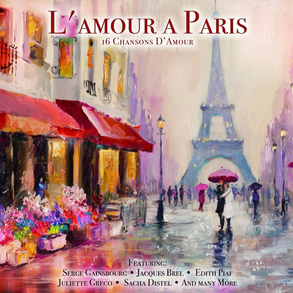 Various – L'amour A Paris (16 Chansons D'amour) 1LP