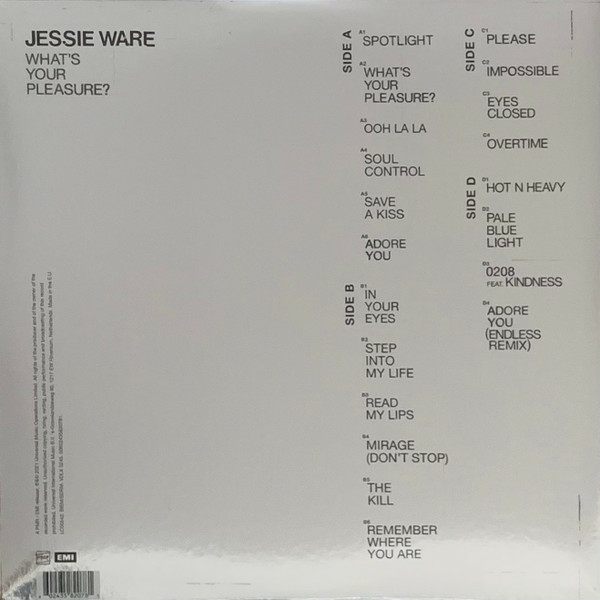 Vinilinė plokštelė - Jessie Ware - What's Your Pleasure? (The Platinum Pleasure Edition) 2LP