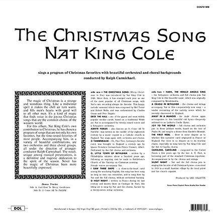 Nat King Cole – The Christmas Song 1LP (Red Colored)