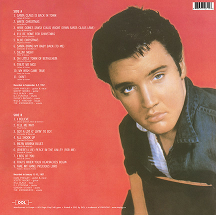Elvis Presley – Elvis' Christmas Album 1LP (White Colored)