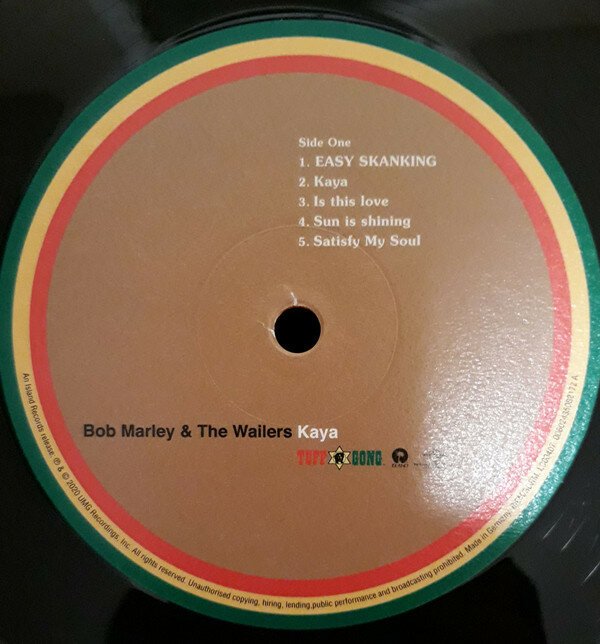 Bob Marley & The Wailers – Kaya 1LP (Limited Edition)