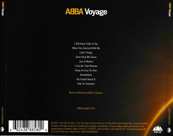 ABBA – Voyage CD