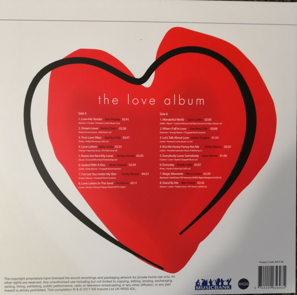 Vinilinė plokštelė - Various - The Love Album 1LP