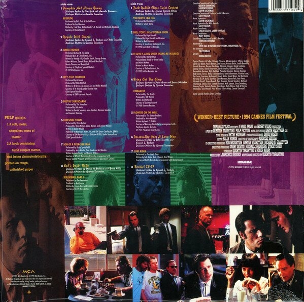 Various ‎– Pulp Fiction (Music From The Motion Picture) 1LP